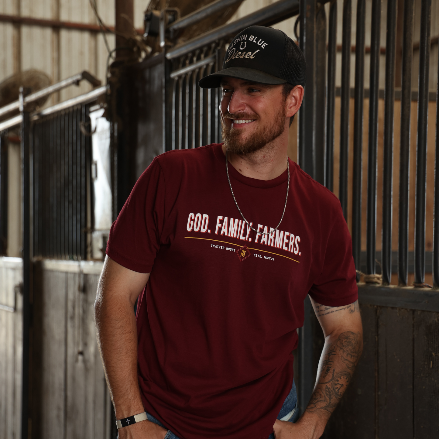 God Family Farmers Tee
