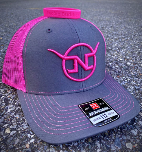 Pink and Charcoal