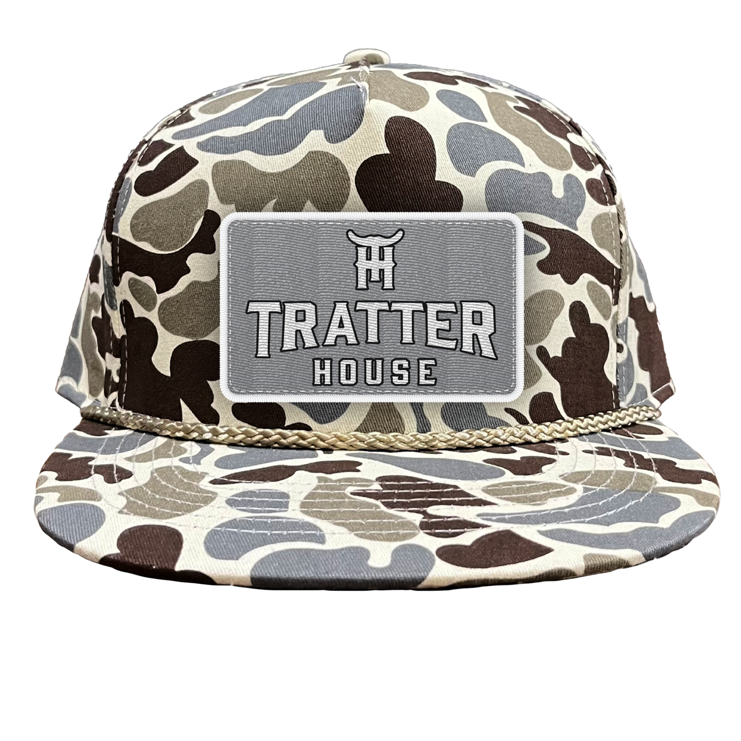 Tratter House Camo Golf Snapback Hat