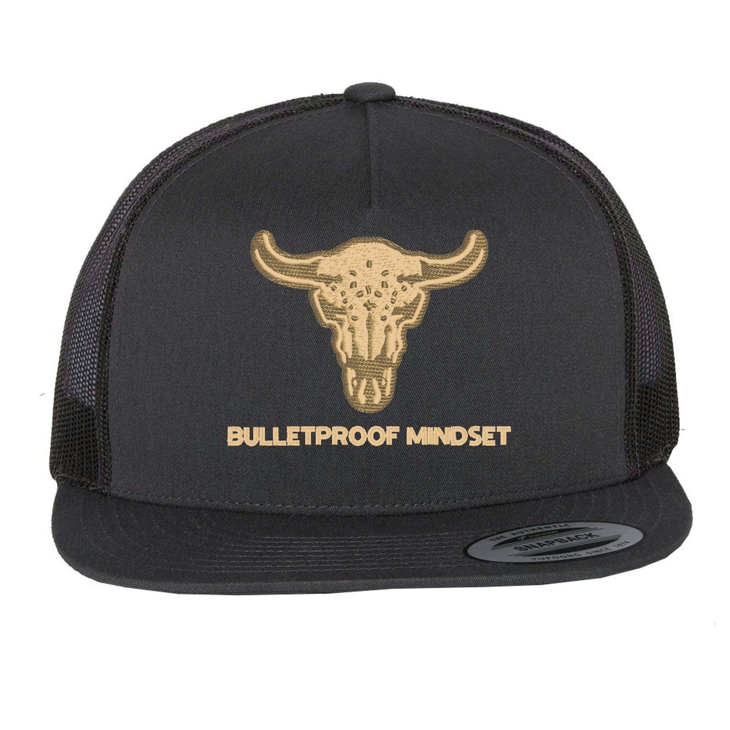 Bulletproof Mindset Flat Bill Trucker Snapback